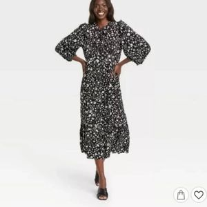 Women's New Who What Wear Tiered Mini A-Line Dress